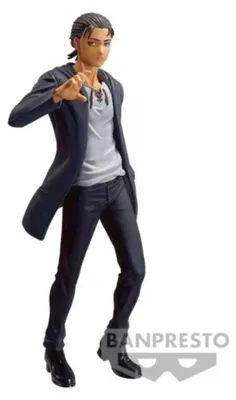Immagine prodotto di Bandai, Figura Eren Yeager della serie Attack of the Titans Final Season, Nero