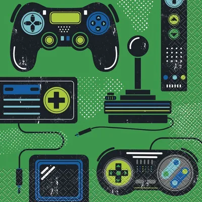 Produktbild von 16 Servietten Gamer Geburtstag