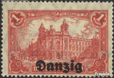 Produktbild von Briefmarken Danzig 1920 Mi 8 postfrisch Germania-Aufdruck