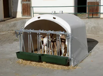 Produktbild von Kerbl CalfHouse Premium XL mit Fressgitter - 14539