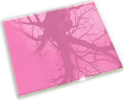 Produktbild von Glas Grabkerzen Untersetzer Motiv Gummifüße - 60x52 cm - Rosa Farbe