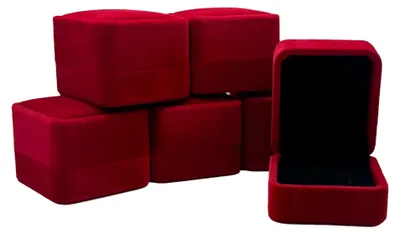 Produktbild von Solidchoice – Samtbox für Schmuckringe