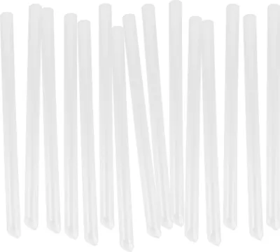 Produktbild von Mehrweg Bubble Tea Halme 200 x 12 mm, transparent, wiederverwendbar, 200 Stück