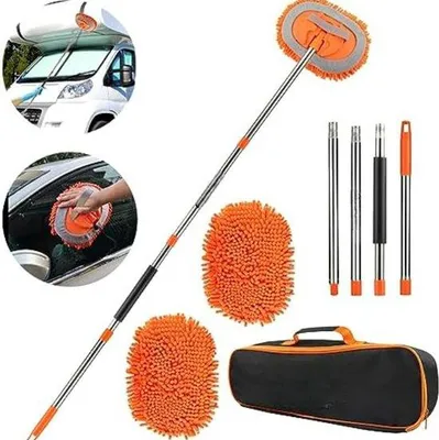 Image de Brosse à eau télescopique avec tige extensible en acier - Brosse à eau pour un usage quotidien
