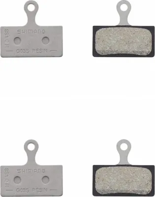 Produktbild von Shimano G03S Scheibenbremsbeläge 2er-Set organisch - leise, kraftvolle Bremsl...