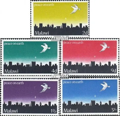 Produktbild von Briefmarken Malawi 1969 Mi 118-122 (kompl.Ausg.) postfrisch Weihnachten