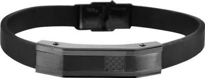 Produktbild von Akzent Echtlederarmband mit Edelstahlelement