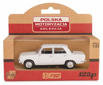 Zdjęcie produktu dla Model samochodu Fiat 125P PRL Skala 1:43