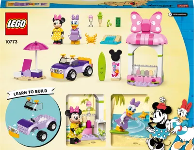 Produktbild von LEGO 10773 Mickey and Friends Minnies Eisdiele, Minnie Mouse Spielzeug zum Bauen für Kinder ab 4 Jahren