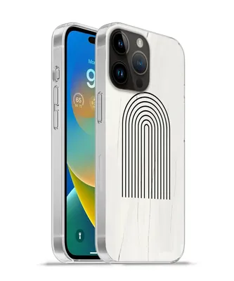 Produktbild von MuchoWow® Handyhülle Schutzhülle Hülle für Apple iPhone 14 Pro Max Farbe - Regenbogen - Schwarz - Weiß Silikon Softcase Handy Hülle - Hardcover
