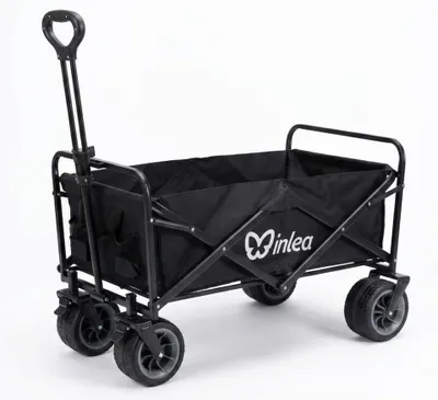 Obrázek produktu pro INLEA Skládací přepravní vozík TRAX PRO s 8palcovými koly – černý