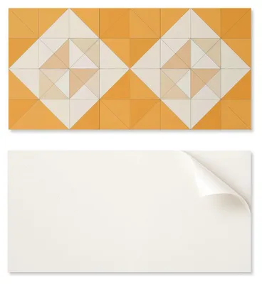Obrázek produktu pro Samolepicí, potištěná vinylová deska, rozměry 120 x 60 cm, geometrický vzor s diamanty