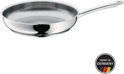 Produktbild von WMF Profi panvica 28 cm na indukciu, panvica z nehrdzavejúcej ocele bez povrchovej úpravy, nehrdzavejúca oceľ Cromargan, odolná voči rúre