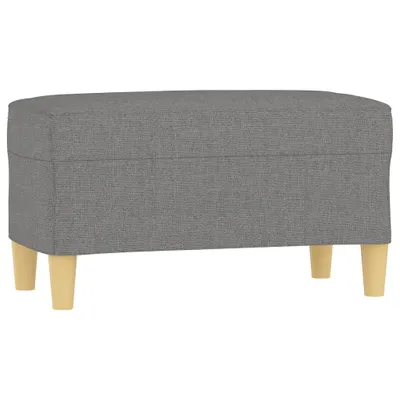 Obrázok produktu pre vidaXL Lavica Dark Grey 70x35x41 cm Látka