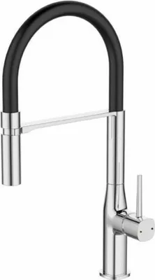 Produktbild von Einhebelmischbatterie Rousseau Køben Grau Edelstahl Messing
