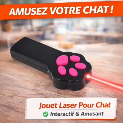 Image de Laser Interactif pour Chat en Forme de Patte