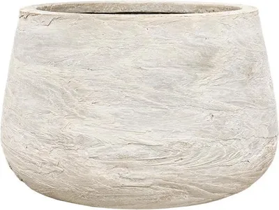 Productafbeelding van BAQ - Bloempot - beige - D51 x H34 cm - Opening 36 cm