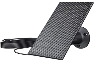 Produktbild von Protectly® Solarpanel 1,5W für Überwachungskamera – USB-C Solarmodul, IP65, 180° Halterung & Montagezubehör