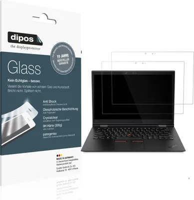 Image de 2x Protection ecrán pour Lenovo X1 Yoga Tablet Gen 3 20LES 14 Zoll Verre souple Film Protecteur 9H dipos
