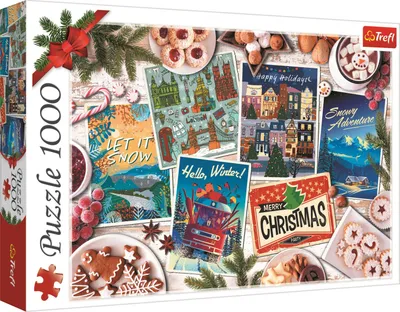 Zdjęcie produktu dla Trefl Winter Memories Puzzle 1000 elementów 68,3x48cm w pudełku 40x27x6cm