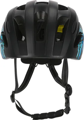 Produktbild von CRAZY SAFETY Fahrradhelm Cool Grafitti mit In-Mold Polycarbonat Schale 2033 Black/Blue M (54-58cm)