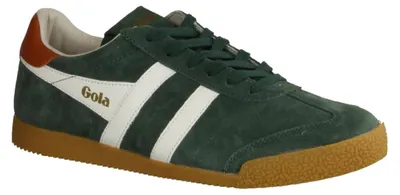 Produktbild von Gola Elan Trainer CMB538 Herrensneaker, Leder, Grün, Wechselfußbett - Herrenschuhe Sneaker / Schnürschuh, Grün, leder