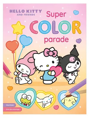 Produktbild von Hello Kitty und Freunde – Super-Farbparade – Malbuch