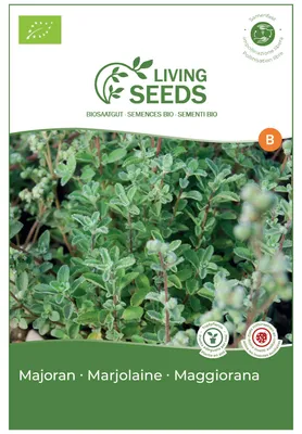 Produktbild von Majoran 3.8g Saatgut von Living Seeds