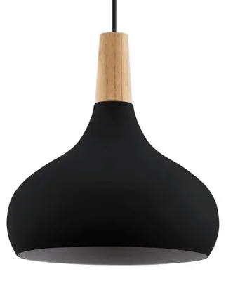 Image de Lustre contemporain Sabinar Medium 1 Light Metal Black And Brown