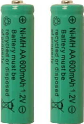 Produktbild von Zestaw 2x akumulator do dekoracji solarnych AA 1,2V 600MAH NI-MH