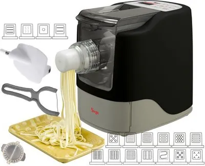 Produktbild von Nudelmaschine Pizza Pane 17 Matrizen - 260 W - 0,72 kg Nudeln - für alle Mehlsorten, sogar GLUTENFREI