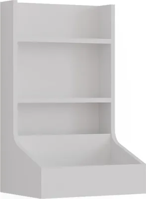 Produktbild von Vicco Anstellschrank Sherry, 40 x 65 cm mit 3 Ablagefächern, Weiß