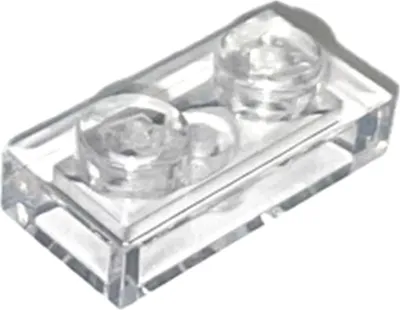 Obrázek produktu pro 1 kus LEGO, díl c. 3023 v Trans (Trans Clear)