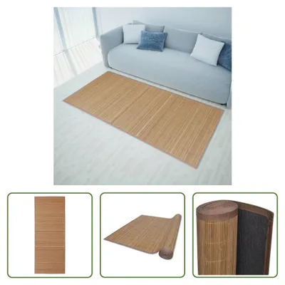 Immagine prodotto di Tappeto Bamboo Marrone Rettangolare 120x180 cm