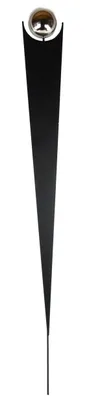 Produktbild von Moderner Stecker mit Edelstahlkugel - ca 84 cm
