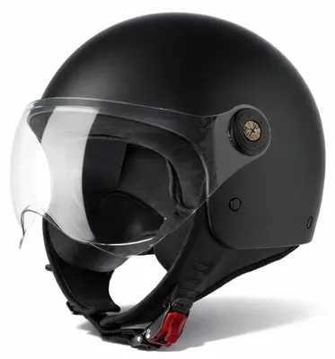 Immagine prodotto di Elzusha - Casco jet con visiera, omologato ECE 22.06 - Adatto per scooter, ciclomotori, scooter e motociclette