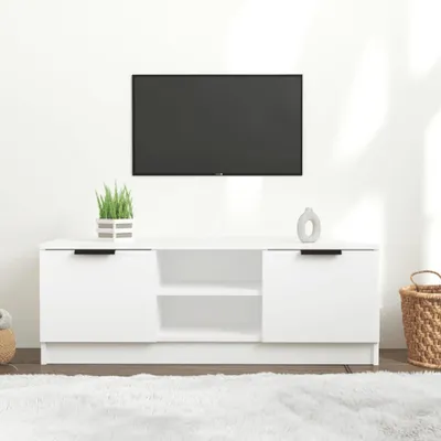 Obrázek produktu pro vidaXL TV skříňka bílá 102x35x36,5 cm Dřevěný materiál