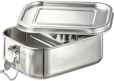 Produktbild von Lunchbox – 800 ml – Edelstahl – Auslaufsicher