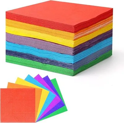 Produktbild von Bunte Papierhandtücher - 2-lagig, 140 Stück in 7 Farben - Perfekt für Partydekoration