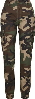 Immagine prodotto di Urban Classics Donna - Tubo cargo elasticizzato a vita alta in legno -