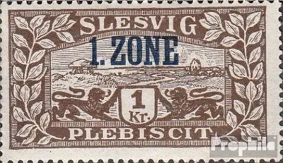 Produktbild von Briefmarken Schleswig (Abstimmung) 1920 Mi 25 postfrisch Wappen