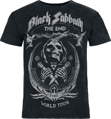 Produktbild von Black Sabbath T-Shirt Herren The end multicolor XL
