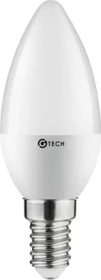 Produktbild von GTV G-TECH LED Kerzenlampe C30 E14 6,0W 520lm 3000K Warmweiß 230V 160° Kerzenform Mini Glühbirne