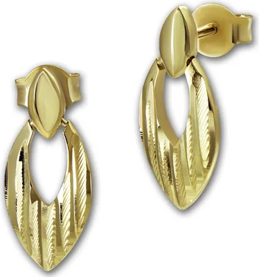 Image de GoldDream Boucles d'oreilles Drops 333 Or Femme Bijoux authentiques D2GDO5721Y