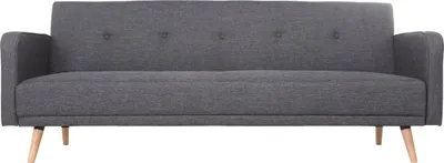 Produktbild von Miliboo - Schlafsofa 3 Plätze skandinavisches Design Dunkelgrau ULLA