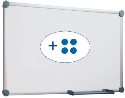 Produktbild von MAUL Weißwandtafel 2000 (B)2.000 x (H)1.000 mm grau Speditionsversand