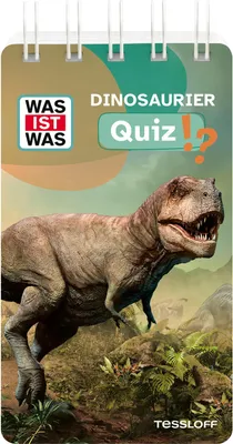 Produktbild von WAS IST WAS Quiz Dinosaurier | Rund 100 Fragen und Antworten für lustige Quizrunden | Für Kinder ab 8 Jahren (WAS IST WAS Quizblöcke)