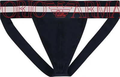 Produktbild von EMPORIO ARMANI Herren Jockstrap Stretch Baumwolle Megalogo