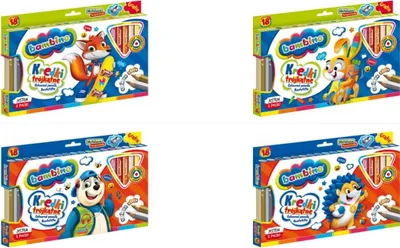 Obrázok produktu pre Trojhranné pastelky hrubé s orezávačom 18k Bambino č. 233