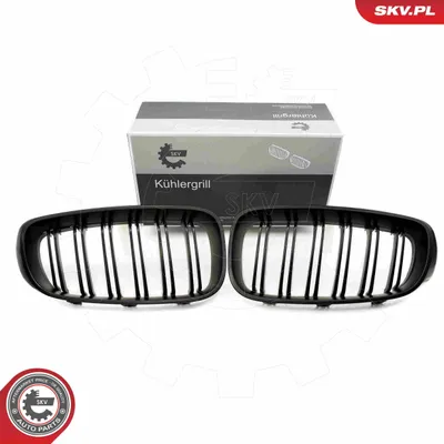Produktbild von ESEN SKV 66SKV133 Kühlergrill Frontgrill für BMW 3 GT (F34) Schwarz-Matt